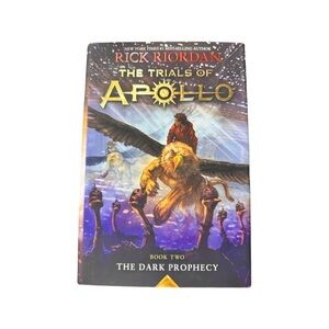 THE TRIALS OF APOLLO #2 THE DARK PROPHECY BY RICK RIORDAN (Hardback - Like New)